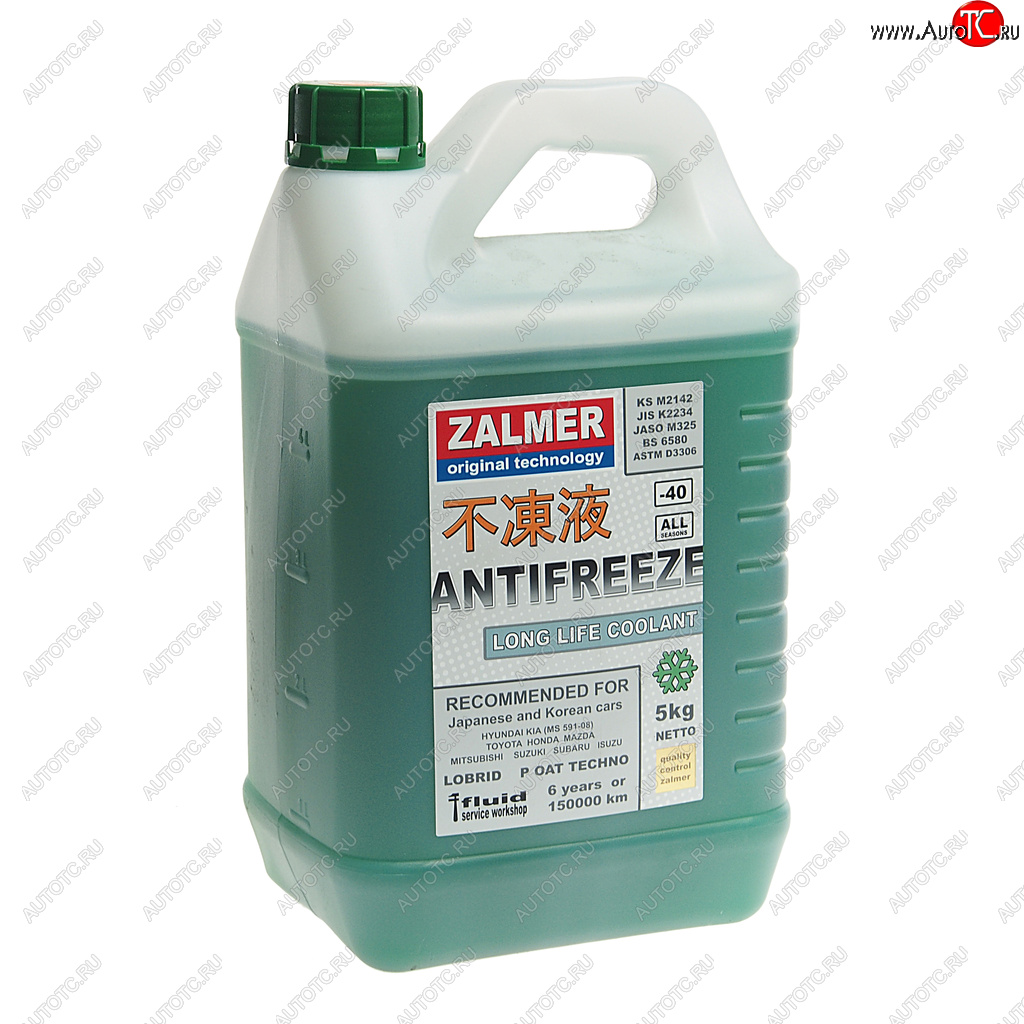 1 399 р. Антифриз сине-зеленый -40C JK 5кг ZALMER ZALMER jk40g005  с доставкой в г. Керчь