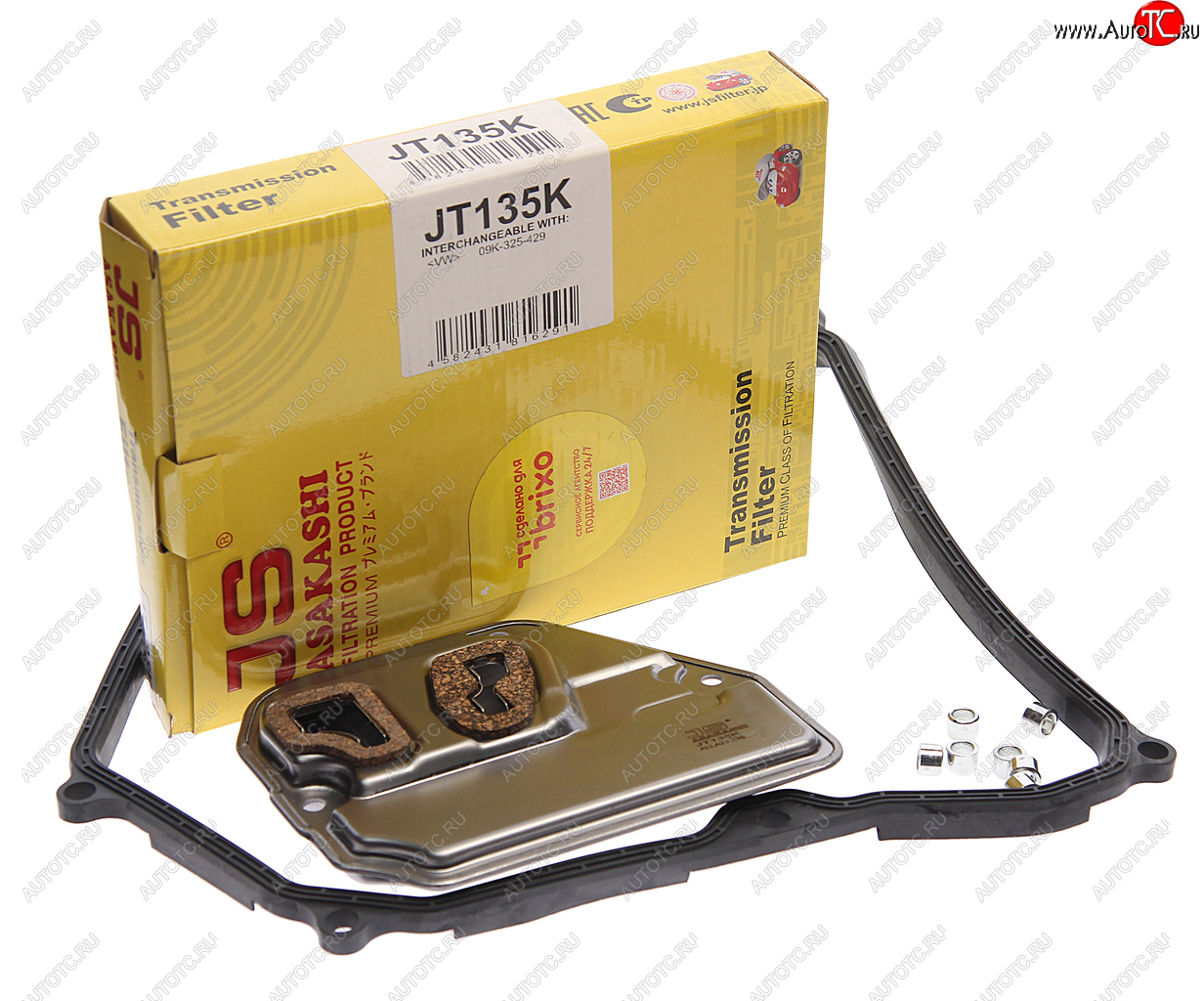 5 549 р. Фильтр масляный АКПП VW T5 (с прокладкой) JS ASAKASHI JS ASAKASHI jt135k  с доставкой в г. Керчь