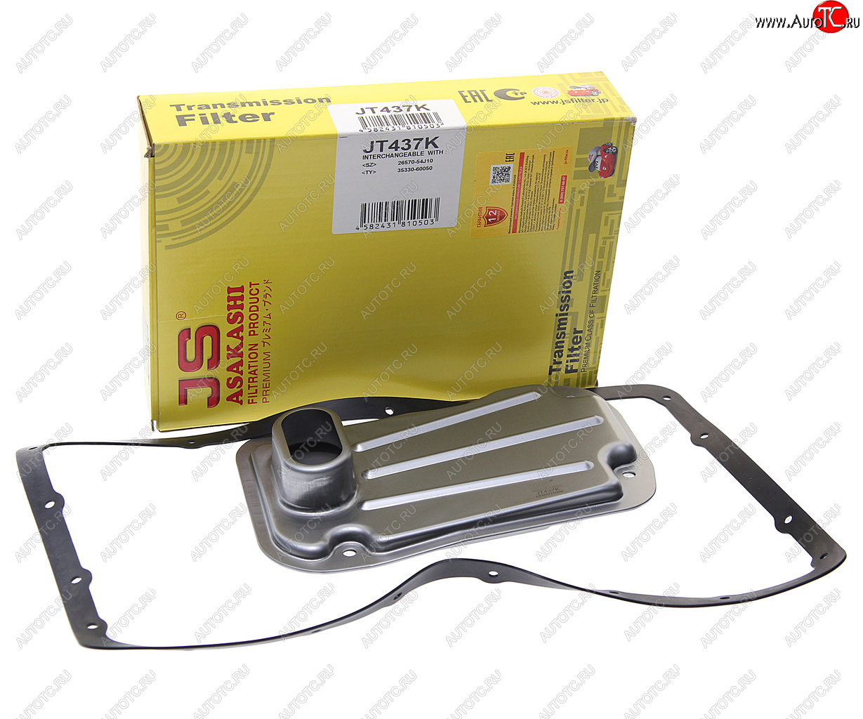 3 179 р. Фильтр масляный АКПП TOYOTA Land Cruiser (02-) LEXUS GX470 (02-09),LX470 (с прокладкой) JS ASAKASHI JS ASAKASHI jt437k  с доставкой в г. Керчь