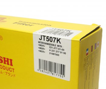 5 999 р. Фильтр масляный АКПП MERCEDES C,E,S,ML,GL (722.9) (с прокладкой) JS ASAKASHI JS ASAKASHI jt507k  с доставкой в г. Керчь. Увеличить фотографию 4