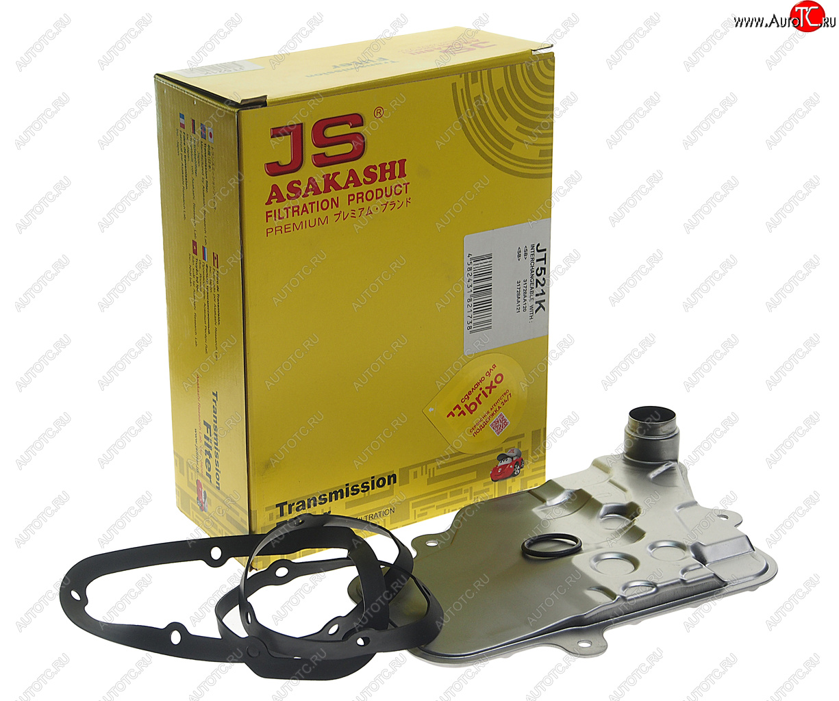 3 999 р. Фильтр масляный АКПП SUBARU Forester (с прокладкой) JS ASAKASHI JS ASAKASHI jt521k JS ASAKASHI jt521k  с доставкой в г. Керчь