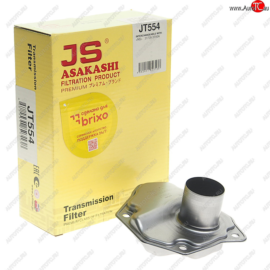3 289 р. Фильтр масляный АКПП NISSAN Juke (10-) JS ASAKASHI JS ASAKASHI jt554  с доставкой в г. Керчь