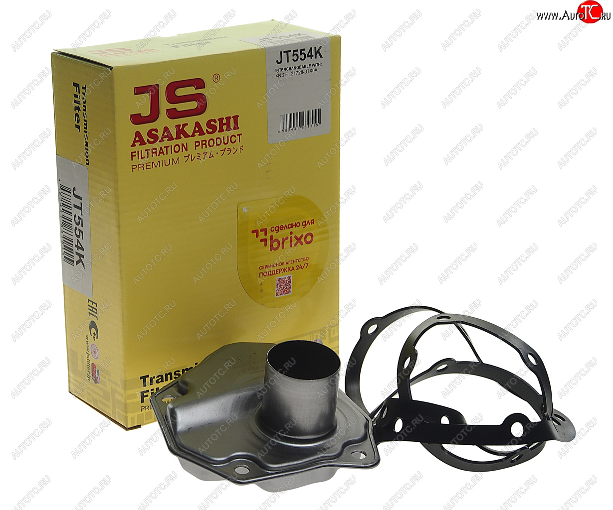 4 099 р. Фильтр масляный АКПП NISSAN Juke (10-) (с прокладкой) JS ASAKASHI JS ASAKASHI jt554k  с доставкой в г. Керчь