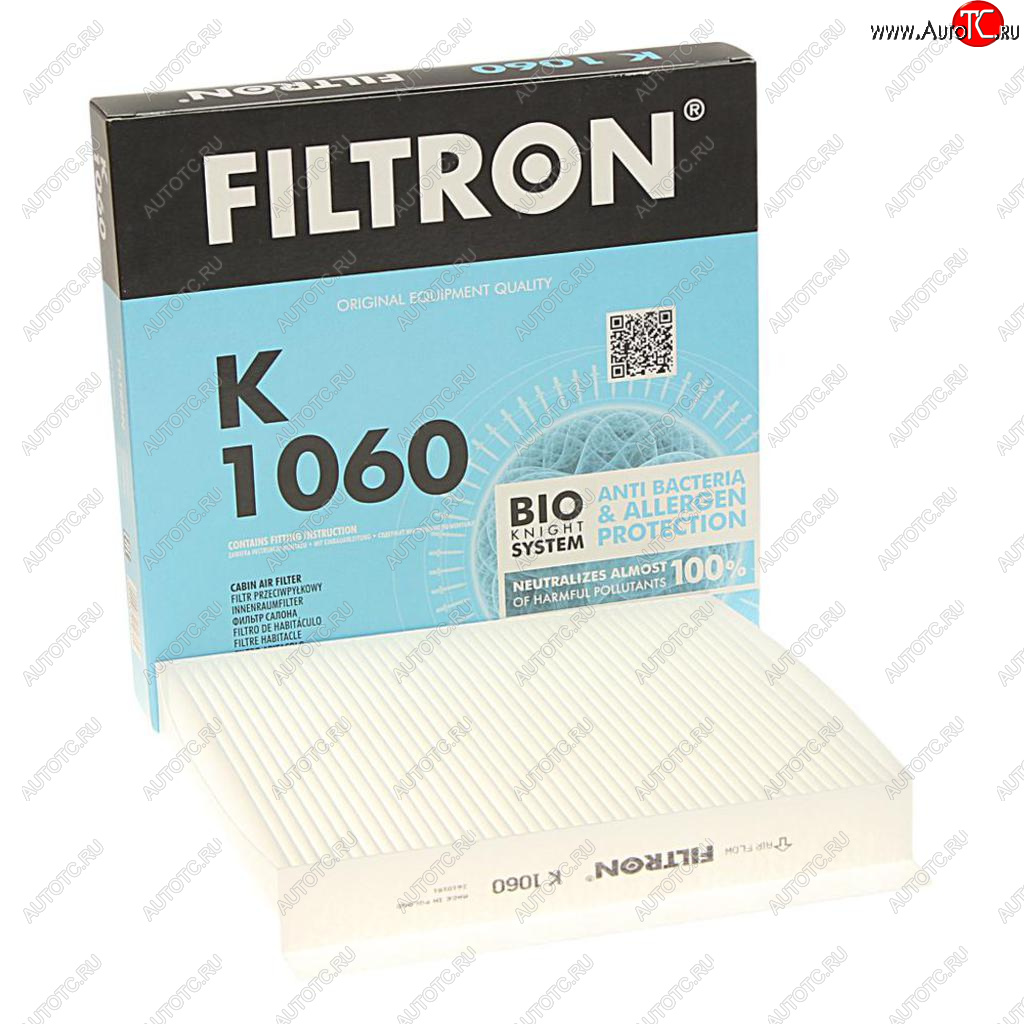 569 р. Фильтр воздушный салона NISSAN Almera (N16),Primera (P12) FILTRON FILTRON k1060  с доставкой в г. Керчь
