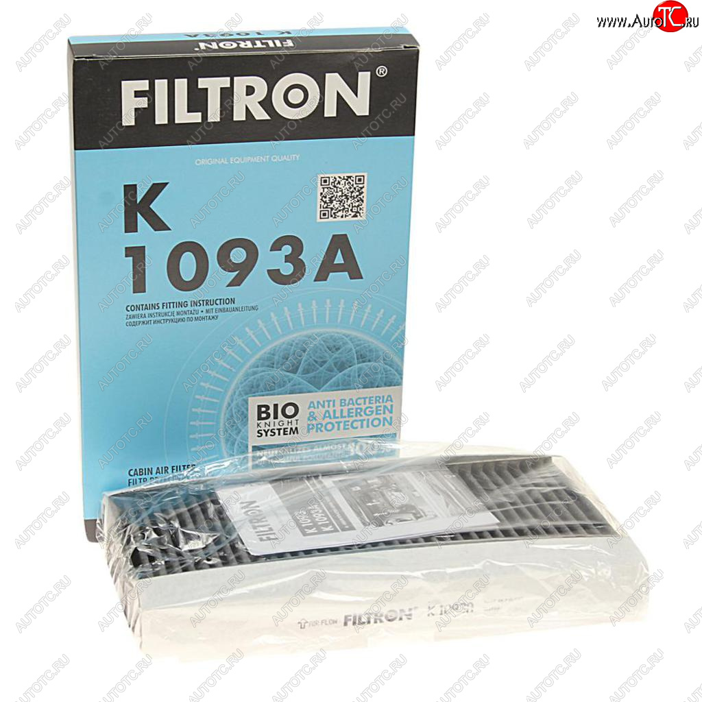 879 р. Фильтр воздушный салона PEUGEOT 307,308 CITROEN C3,C4,DS4 угольный FILTRON FILTRON k1093a  с доставкой в г. Керчь