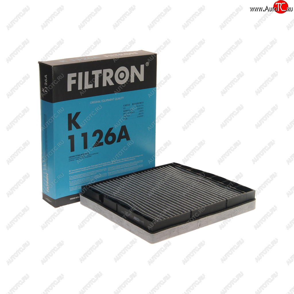 1 799 р. Фильтр воздушный салона VOLVO S60,S80,XC70 (00-),XC70 2 (07-),V70 2 (00-) FILTRON FILTRON k1126a  с доставкой в г. Керчь