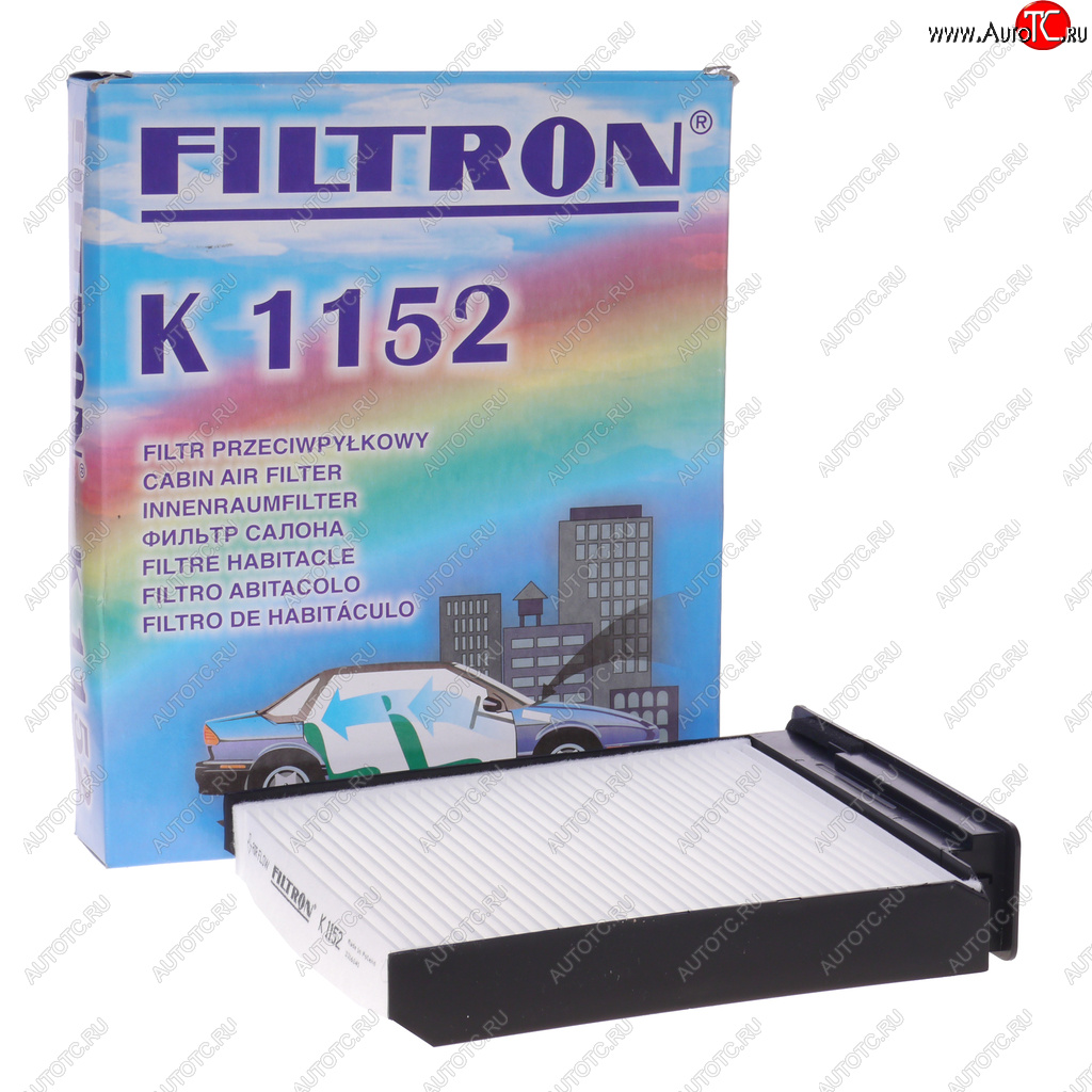 649 р. Фильтр воздушный салона ЛАДА Largus RENAULT Logan,Duster NISSAN Note (06-) FILTRON FILTRON k1152  с доставкой в г. Керчь