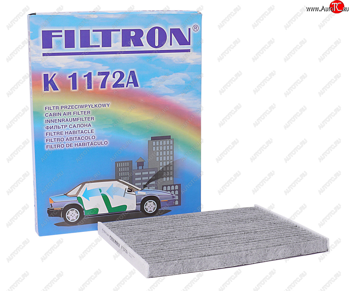 729 р. Фильтр воздушный салона OPEL Corsa D FIAT Grande Punto (05-) угольный FILTRON FILTRON k1172a  с доставкой в г. Керчь
