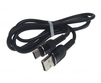 Кабель USB Type C 1м FAISON FAISON k-132 metal line black FAISON k-132 metal line black