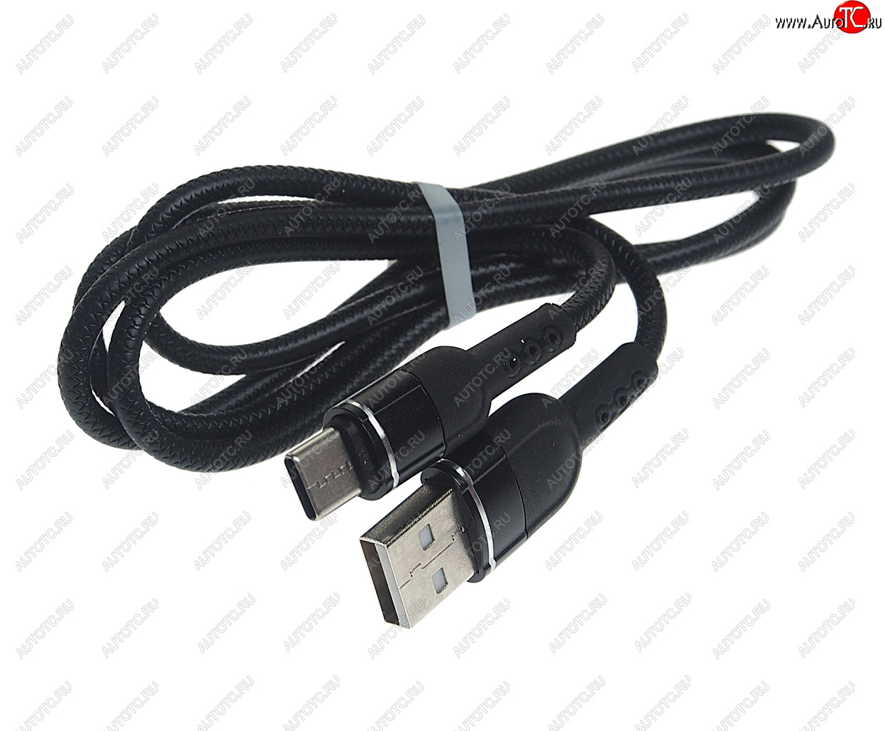 202 р. Кабель USB Type C 1м FAISON FAISON k-132 metal line black FAISON k-132 metal line black  с доставкой в г. Керчь