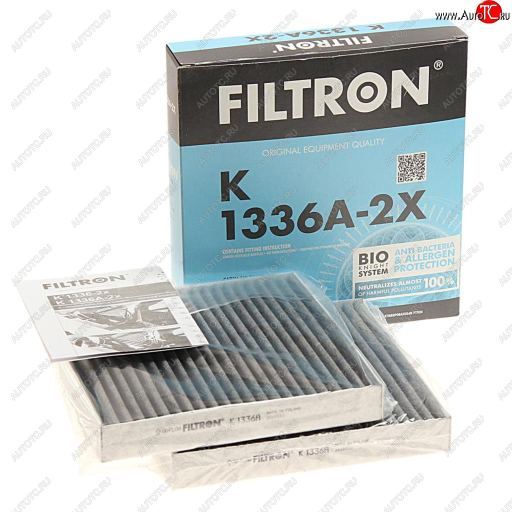 1 179 р. Фильтр воздушный салона BMW X3 (10-),X4 (14-) комплект FILTRON FILTRON k1336a-2x  с доставкой в г. Керчь
