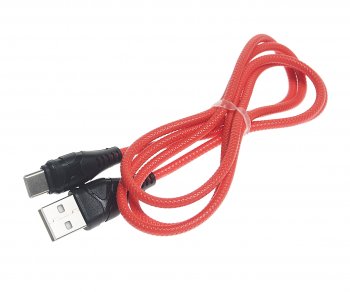 Кабель USB Type C 1м FAISON FAISON k-50 zero red