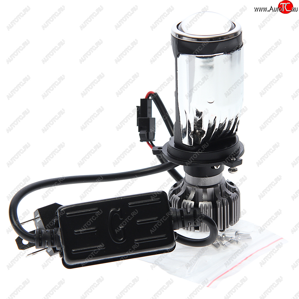 1 999 р. Лампа светодиодная 12V H4 P43t с линзой бокс (1шт.) CLEARLIGHT CLEARLIGHT kbm cl g3 н4 mini  с доставкой в г. Керчь