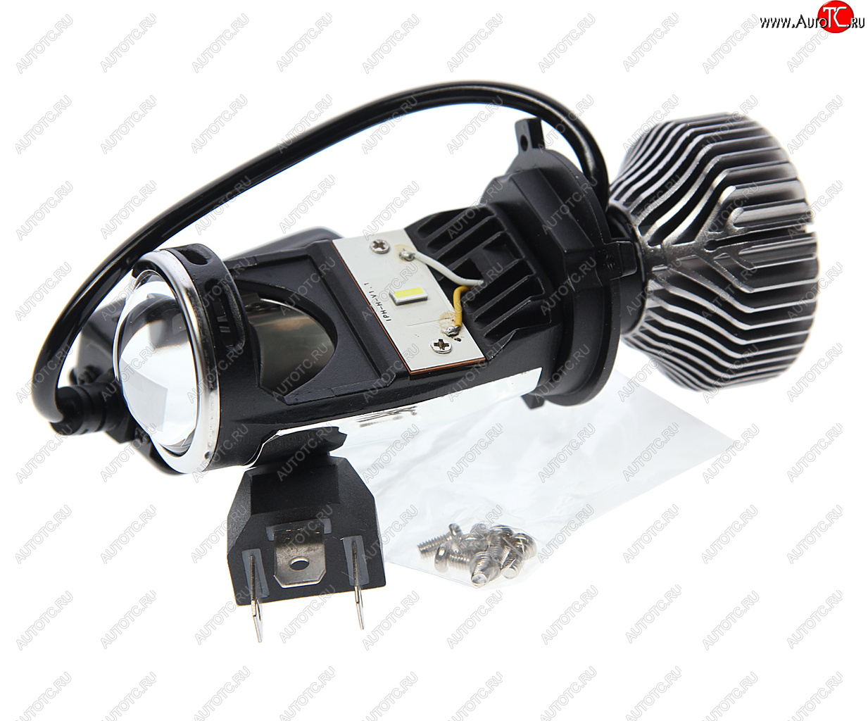 1 889 р. Лампа светодиодная 12V H4 P43t с линзой бокс (1шт.) CLEARLIGHT CLEARLIGHT kbm cl g3 н4 mini1  с доставкой в г. Керчь