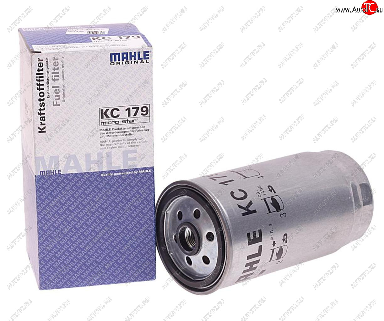 1 869 р. Фильтр топливный HYUNDAI Getz,Starex H-1,Matrix,Santa Fe (дв.В4CB) (CRDI) KIA Sorento (02-06) MAHLE MAHLE kc179  с доставкой в г. Керчь