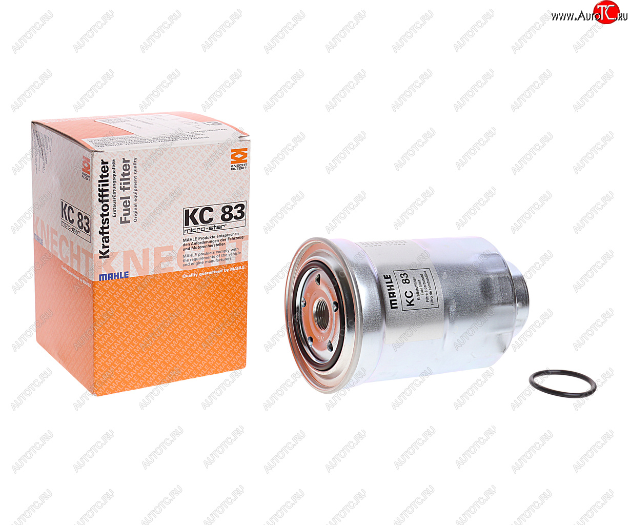 1 399 р. Фильтр топливный TOYOTA Land Cruiser 80,90,120 (80-07-),Hiace (84-06-) (DTDI) MAHLE MAHLE kc83d  с доставкой в г. Керчь