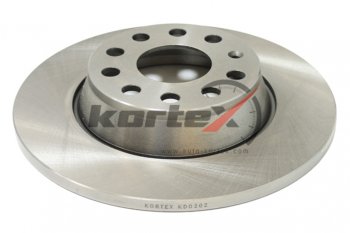 3 099 р. Диск тормозной VW Passat (05-),Tiguan AUDI A3 SKODA Superb (08-) задний (1шт.) (min 2шт.) KORTEX KORTEX kd0202  с доставкой в г. Керчь. Увеличить фотографию 4