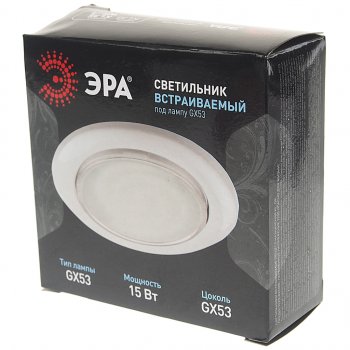 130 р. Светильник под лампу GX53 15W 220V ЭРА ЭРА kl35  с доставкой в г. Керчь. Увеличить фотографию 5