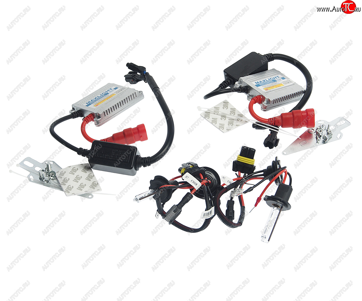 2 869 р. Оборудование ксеноновое набор H7 4300K Slim MAXLIGHT MAXLIGHT kms lcl h74-300  с доставкой в г. Керчь