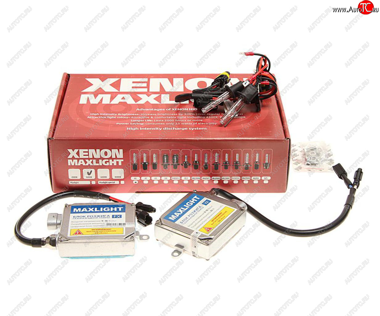 2 979 р. Оборудование ксеноновое набор H1 5000K MAXLIGHT MAXLIGHT kmx lcl h15-000  с доставкой в г. Керчь