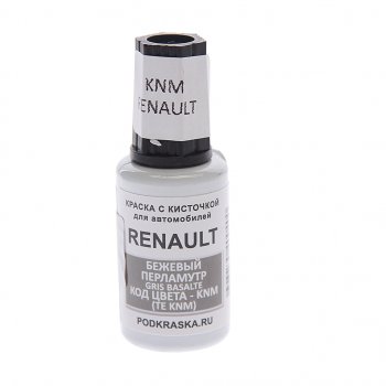 389 р. Краска с кистью 20мл RENAULT KNM PODKRASKA PODKRASKA knm  с доставкой в г. Керчь. Увеличить фотографию 1