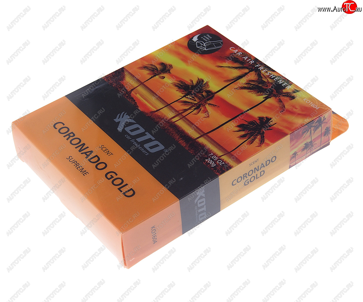629 р. Ароматизатор под сиденье гелевый (Coronado Gold) 180г Supreme KOTO KOTO ko1604  с доставкой в г. Керчь