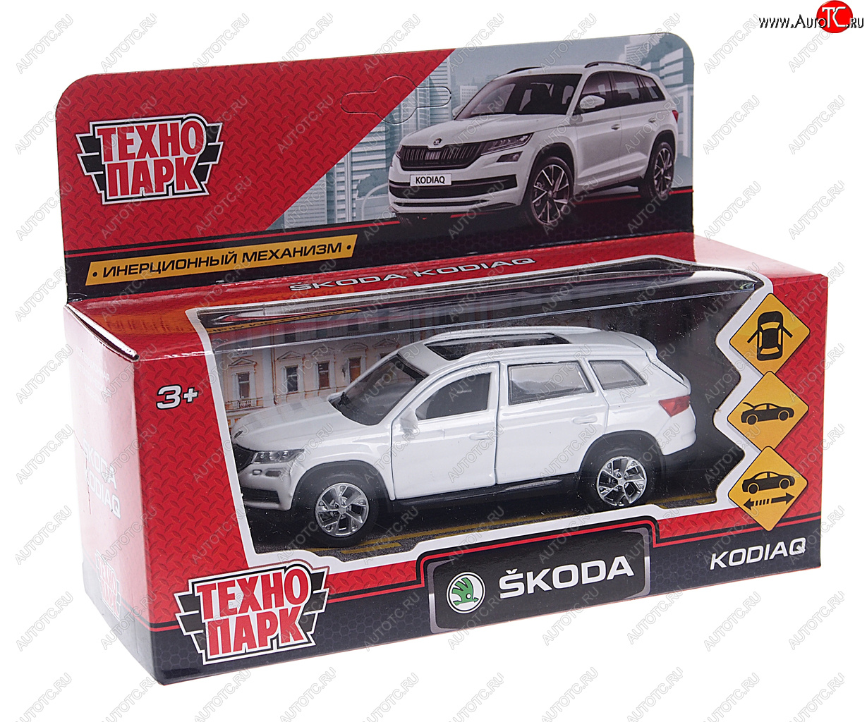 1 099 р. Модель автомобиля SKODA Kodiaq металлическая ТЕХНОПАРК ТЕХНОПАРК kodiaq-12fil-sr  с доставкой в г. Керчь