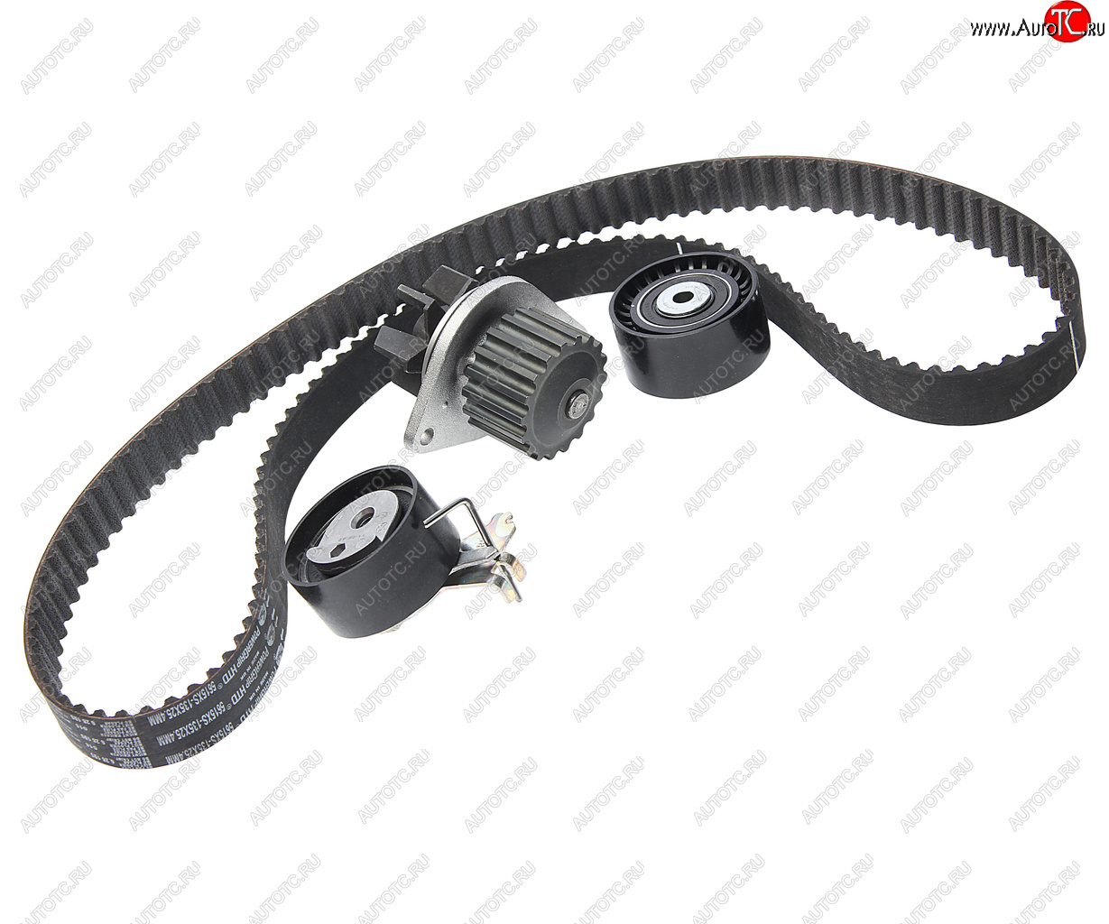 13 099 р. Ремень ГРМ PEUGEOT 206,207,307 CITROEN C2,C3,C4 комплект с водяным насосом GATES GATES kp15615xs  с доставкой в г. Керчь