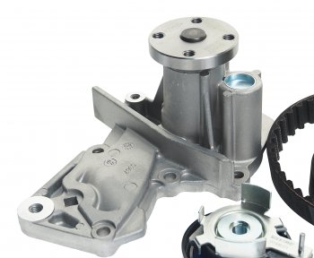 16 699 р. Комплект ГРМ FORD Fusion,Focus 2 (1.41.6) с насосом водяным GATES GATES kp15669xs  с доставкой в г. Керчь. Увеличить фотографию 2