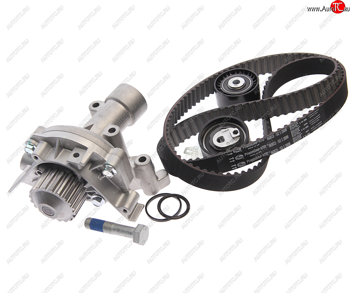 19 499 р. Комплект ГРМ PEUGEOT 206,307,407 (04-10) CITROEN C4,C5 (01-) с насосом водяным GATES GATES kp25608xs  с доставкой в г. Керчь