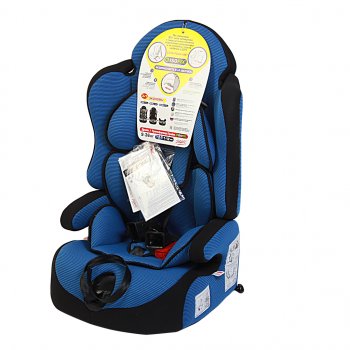 8 999 р. Автокресло детское 9-36кг (l-ll-lll) 1-12лет синее трансформер Isofix Прайм SIGER SIGER kres0149  с доставкой в г. Керчь. Увеличить фотографию 1