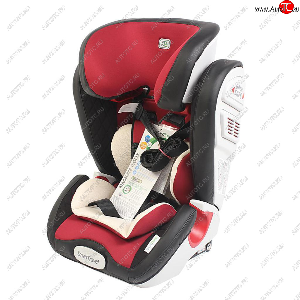 15 299 р. Автокресло детское 9-36кг (l-ll-lll) 1-12лет бордово-корич. трансформер Isofix Magnate SMART TRAVEL SMART TRAVEL kres2069 SMART TRAVEL kres2069  с доставкой в г. Керчь