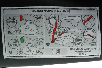 5 699 р. Подушка авт.детская БУСТЕР 22-36кг (III) 6-12лет синяя Isofix SMART TRAVEL SMART TRAVEL kres2074 SMART TRAVEL kres2074  с доставкой в г. Керчь. Увеличить фотографию 4