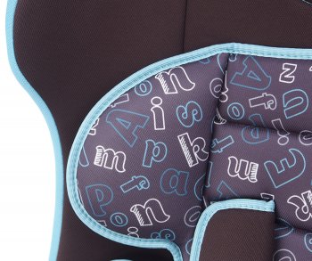 8 599 р. Автокресло детское 9-36кг (I-II-III) 1-12лет шоколадные буквы Isofix Sputnik KIDS PLANET SIGER kres2552  с доставкой в г. Керчь. Увеличить фотографию 4