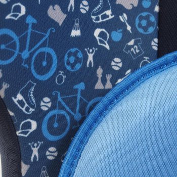 8 849 р. Автокресло детское 9-36кг (I-II-III) 1-12лет синий велосипед Isofix Sputnik KIDS PLANET SIGER kres2554  с доставкой в г. Керчь. Увеличить фотографию 4