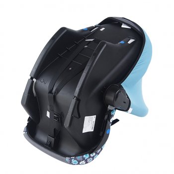 4 599 р. Автокресло детское 0-13кг (0+) 0-1.5лет лазурные слоны Luna SG321 KIDS PLANET SIGER kres2559  с доставкой в г. Керчь. Увеличить фотографию 3