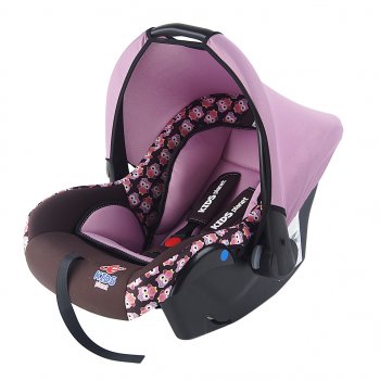 4 599 р. Автокресло детское 0-13кг (0+) 0-1.5лет розовые совы Luna SG321 KIDS PLANET SIGER kres2560  с доставкой в г. Керчь. Увеличить фотографию 3