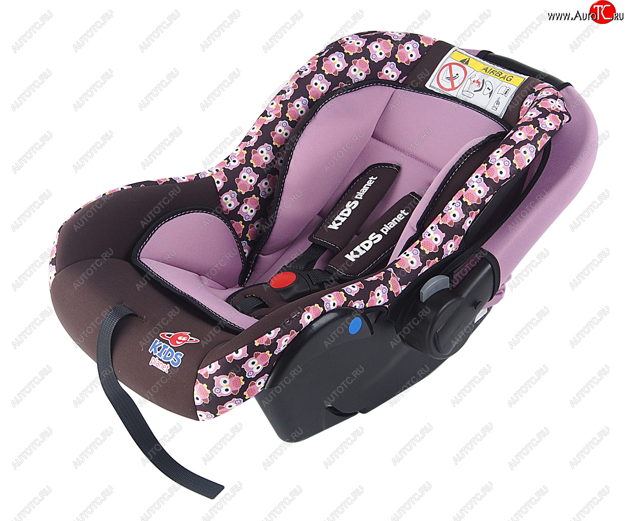 4 599 р. Автокресло детское 0-13кг (0+) 0-1.5лет розовые совы Luna SG321 KIDS PLANET SIGER kres2560  с доставкой в г. Керчь