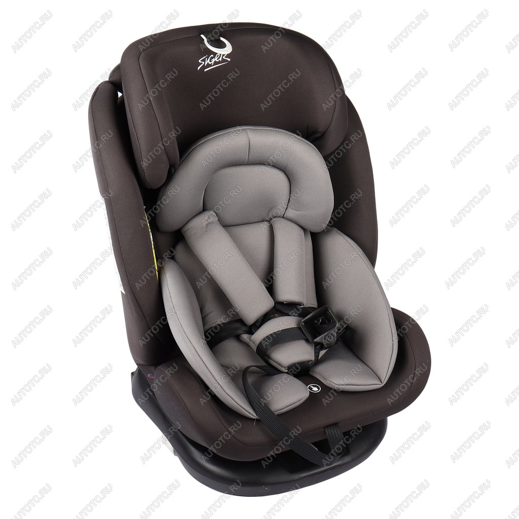 12 499 р. Автокресло детское 0-36кг (0+I-ll-IlI) 0-12лет графит Isofix Престиж SIGER SIGER kres3523  с доставкой в г. Керчь