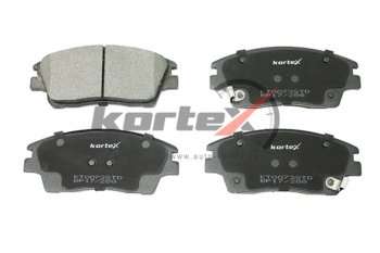 2 599 р. Колодки тормозные передние (4шт.) KORTEX Hyundai Tucson LM (2010-2017)  с доставкой в г. Керчь. Увеличить фотографию 5