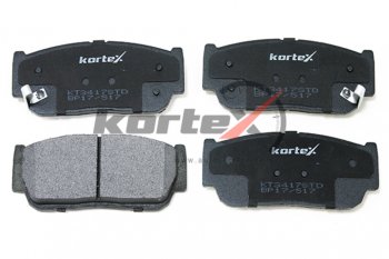 869 р. Колодки тормозные задние (4шт.) KORTEX SSANGYONG Kyron дорестайлинг (2005-2007)  с доставкой в г. Керчь. Увеличить фотографию 4