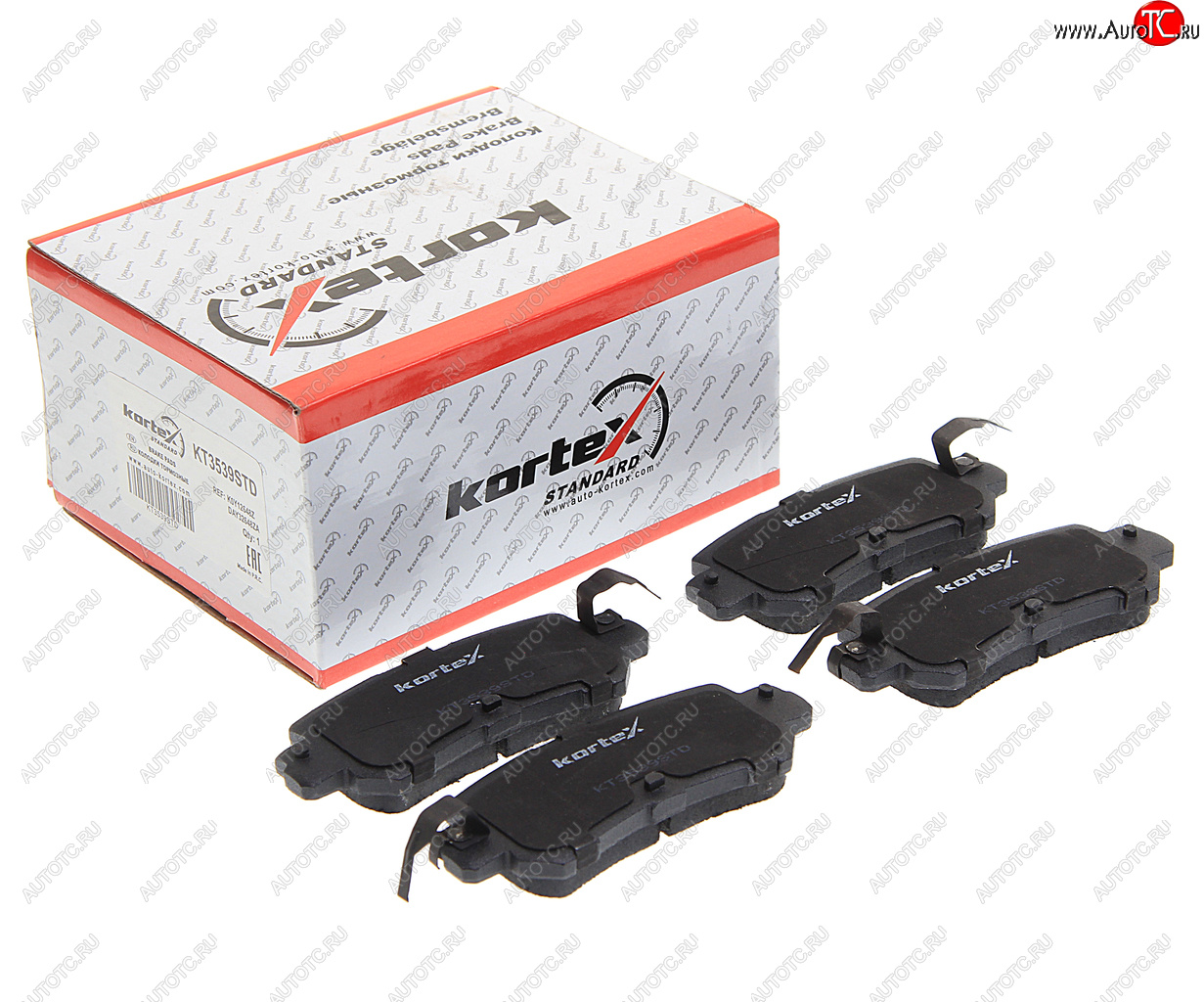 1 359 р. Колодки тормозные задние (4шт.) KORTEX Mazda CX-5 KE рестайлинг (2015-2017)  с доставкой в г. Керчь