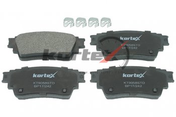 1 749 р. Колодки тормозные задние (4шт.) KORTEX Mitsubishi Outlander GF дорестайлинг (2012-2014)  с доставкой в г. Керчь. Увеличить фотографию 3