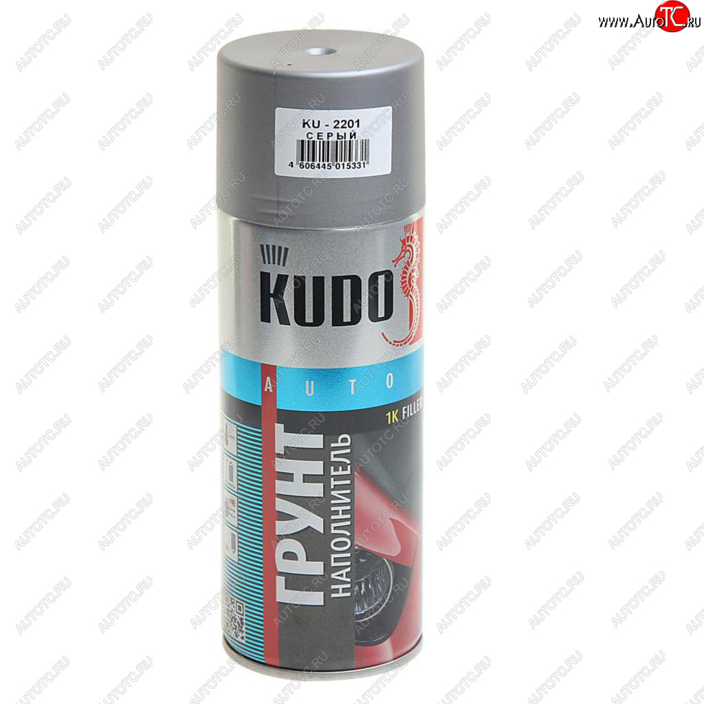 359 р. Грунт серый акриловый наполнитель 1К 520мл KUDO KUDO ku-2201  с доставкой в г. Керчь