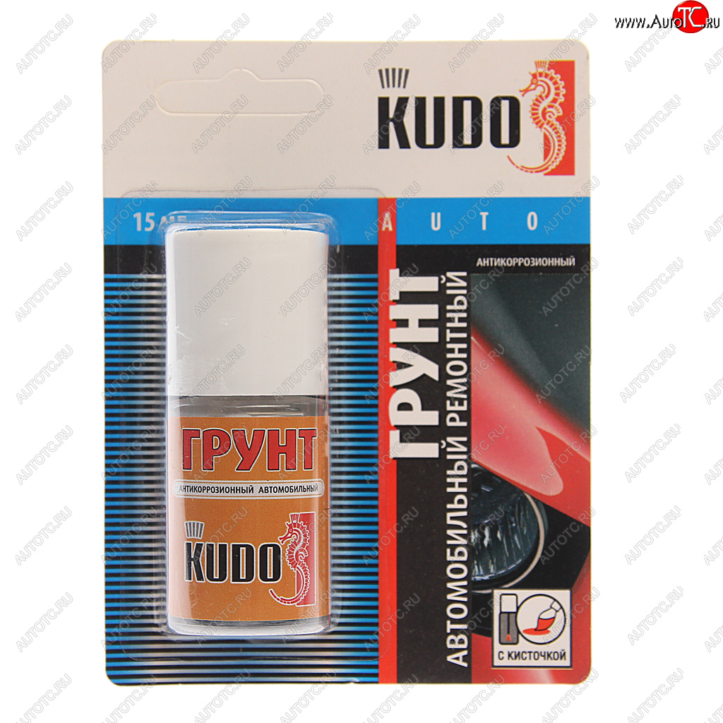 186 р. Антикор-грунт ремонтный флакон с кисточкой 15мл KUDO KUDO ku-70006  с доставкой в г. Керчь
