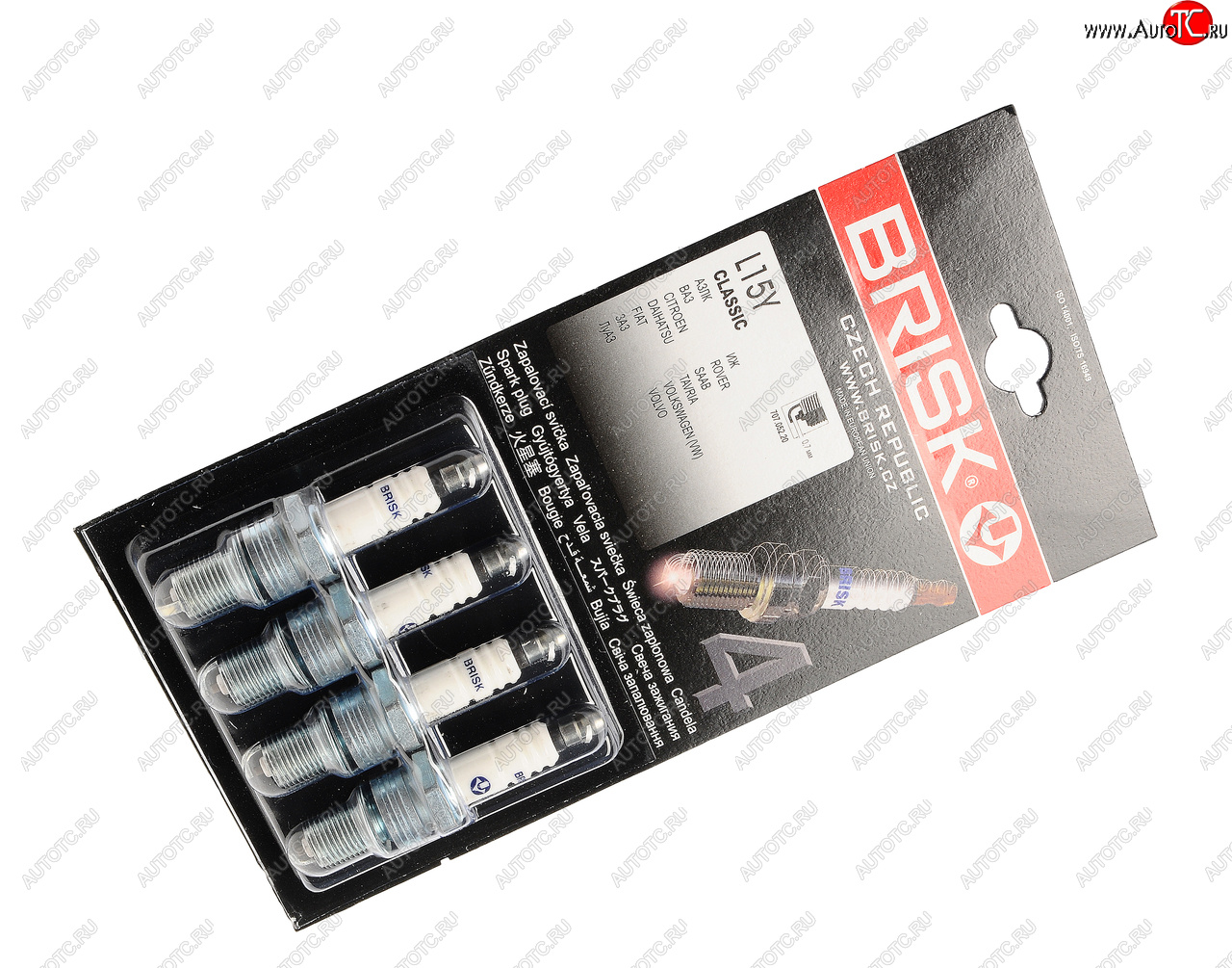 679 р. Свеча зажигания ВАЗ-2101 L15Y CLASSIK комплект BRISK BRISK l15y  с доставкой в г. Керчь
