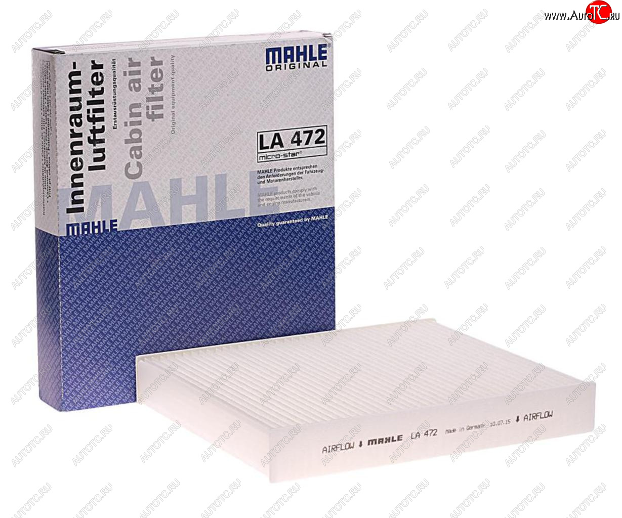 1 469 р. Фильтр воздушный салона CHEVROLET Cruze (09-) OPEL Astra J,Insignia MAHLE MAHLE la472  с доставкой в г. Керчь