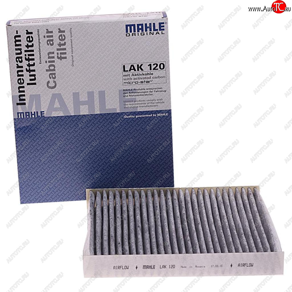 2 159 р. Фильтр воздушный салона VW Polo SKODA Fabia (-10) угольный MAHLE MAHLE lak120  с доставкой в г. Керчь