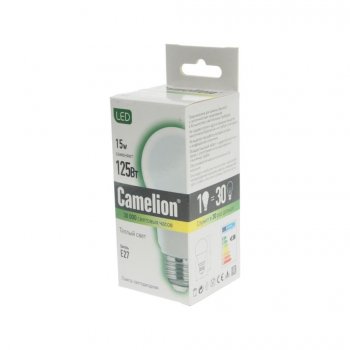 183 р. Лампа светодиодная E27 A60 15W (125W) 220V теплый BasicPower CAMELION CAMELION led15-a60830e27  с доставкой в г. Керчь. Увеличить фотографию 2