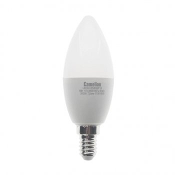 129 р. Лампа светодиодная E14 С35 8W (75W) 220V теплый BasicPower CAMELION CAMELION led8-c35830e14  с доставкой в г. Керчь. Увеличить фотографию 1